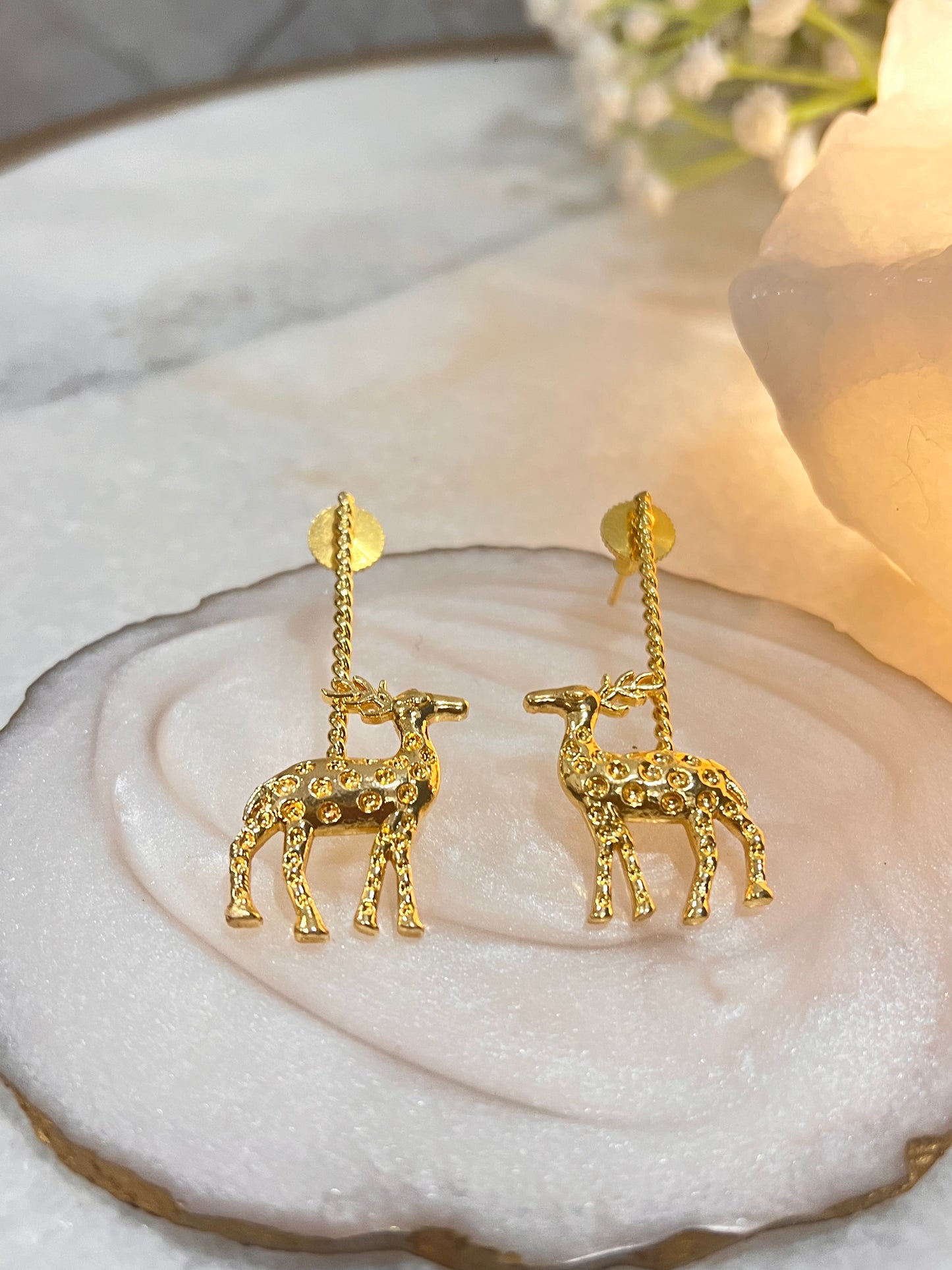 Christmas Reindeer Earrings