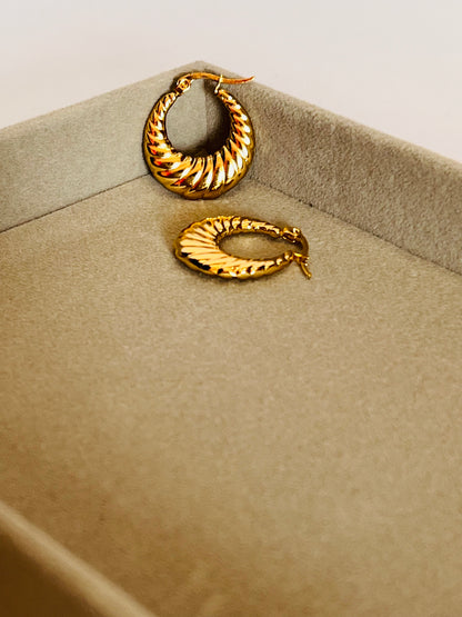 Halo Luxe Hoop Earrings