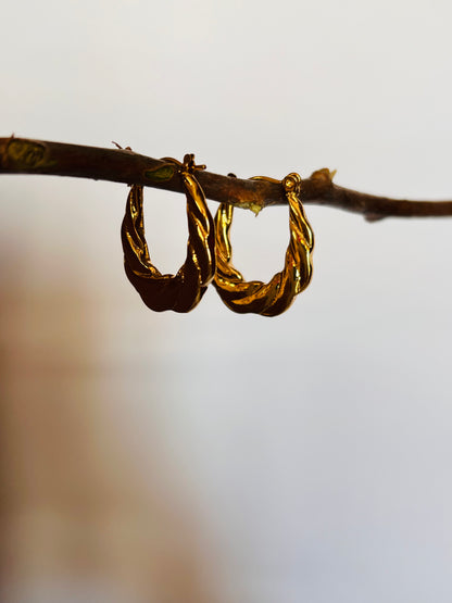 Serenity Hoop Earrings
