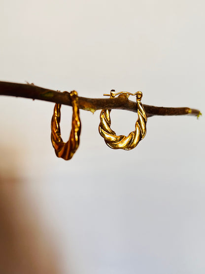 Serenity Hoop Earrings