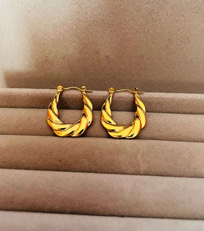 Serenity Hoop Earrings