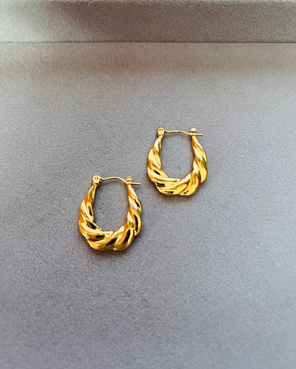 Serenity Hoop Earrings