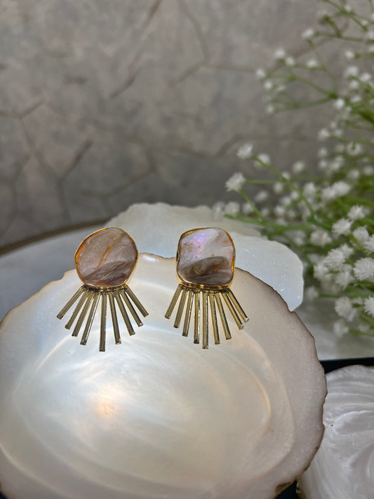 Precious Stone Earrings