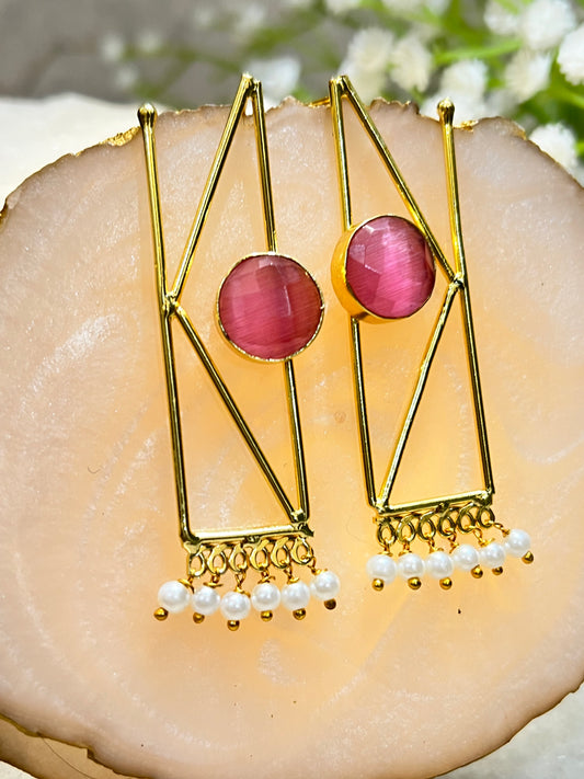 Lustrous Lines Earrings