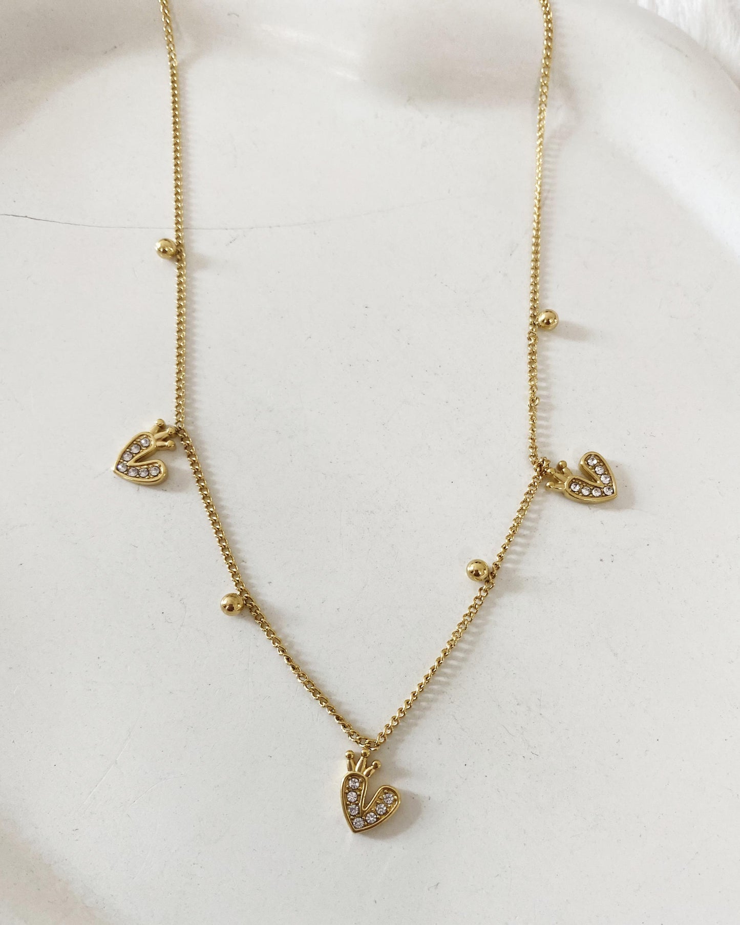 Three Hearts Necklace