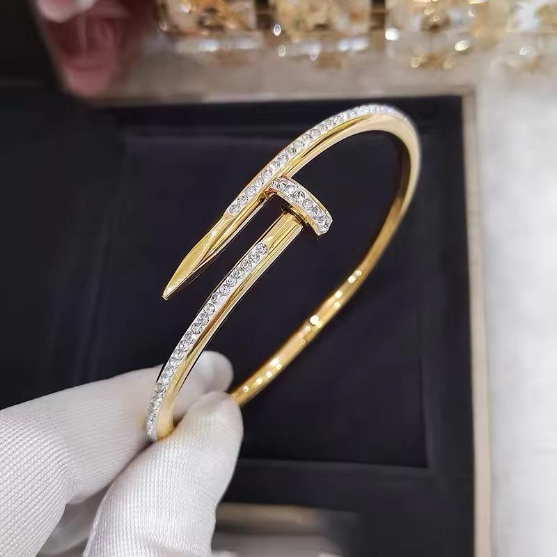 Nail Bangle Bracelet