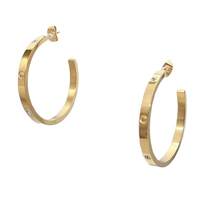 Victoria Hoops Earrings