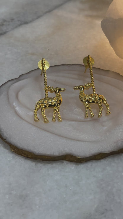 Christmas Reindeer Earrings