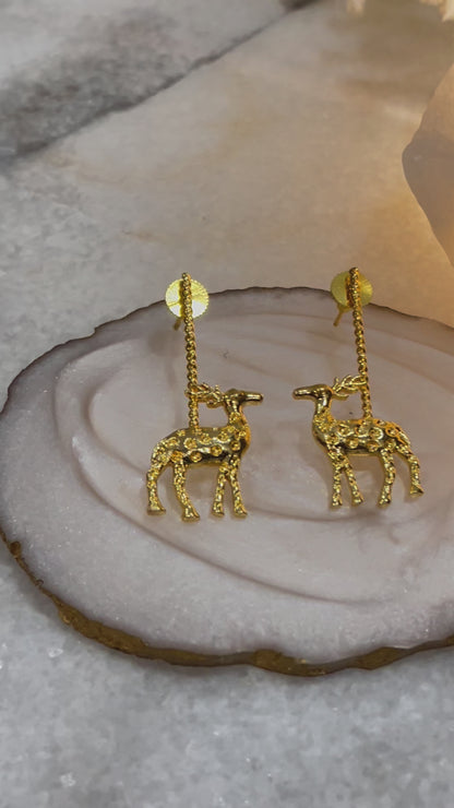 Christmas Reindeer Earrings